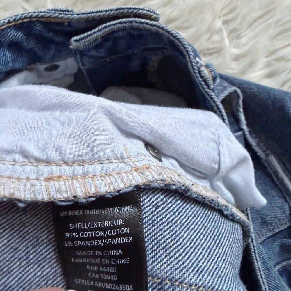 AFRM High Rise Distressed Flare Jeans - Picture 7 of 7